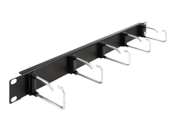 DeLOCK 66918, Kaapelin hallintapaneeli, Musta, Metallinen, Metalli, 1U, Kiina, 48,3 cm (19")