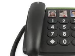 DORO PhoneEasy 331ph - Sladdtelefon - svart