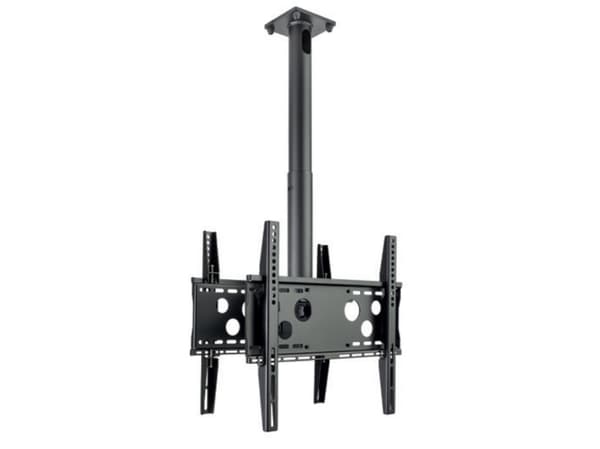 Hagor HA DH Duo S, 81,3 cm (32"), 127 cm (50"), 400 x 400 mm, 0 - 15°, -20 - 20°, Sort Sort