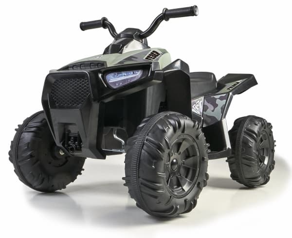 FEBER Quad Boxer CE, 3 År, 4 hjul, Plast, Svart, Grå, Batterier krävs