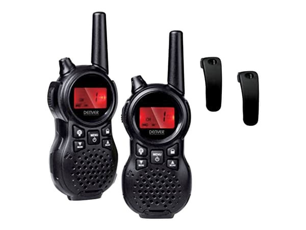 DENVER WTA-446 - Bärbar - tvåvägsradio - PMR - 446 MHz - 8-kanal (paket om 2)