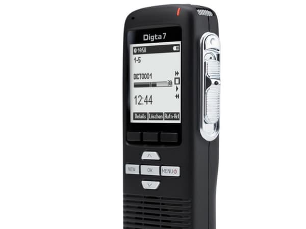Grundig Digta 7, 300 h, Quality Play (QP), Perussoitto (SP), 200 - 20000 Hz, 2048 MB, LCD, 160 x 160 pikseliä