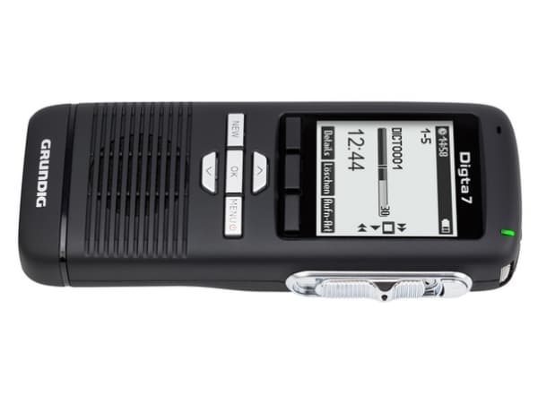 Grundig Digta 7, 300 h, Quality Play (QP), Perussoitto (SP), 200 - 20000 Hz, 2048 MB, LCD, 160 x 160 pikseliä