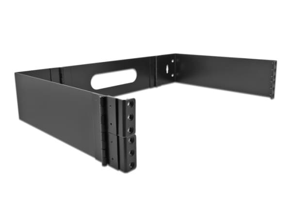 Delock - Rack skåp - väggmontering - svart - 2U - 19"