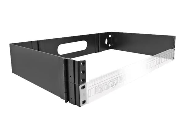 Delock - Rack skåp - väggmontering - svart - 2U - 19"