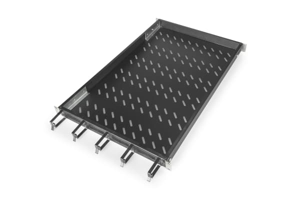 Digitus DN-97685, Kehikon hylly, Musta, Terästä, 120 kg, 1U, Turkki