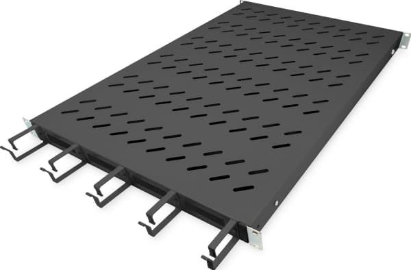 Digitus DN-97685, Kehikon hylly, Musta, Terästä, 120 kg, 1U, Turkki