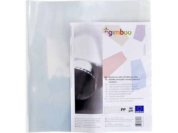 Gimboo GIMBOO BOOK COVER WITH SINGLE SIDE OP 10 PACKSia