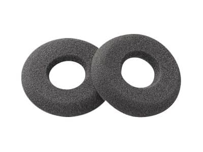 Poly - Ørepute for hodesett - svart (en pakke 2) - for SupraPlus H251, H261, HW251; SupraPlus Wideband HW251; SupraPlus SL H351, H361