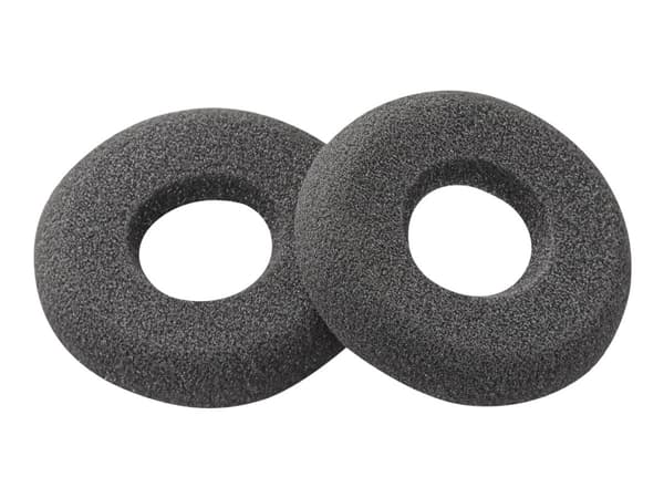 Poly - Ørepute for hodesett - svart (en pakke 2) - for SupraPlus H251, H261, HW251; SupraPlus Wideband HW251; SupraPlus SL H351, H361
