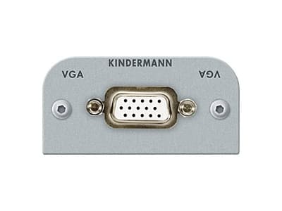 Kindermann 7441000501, VGA, Silver, Gjuten aluminium, 54 mm, 4,7 cm Silver