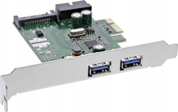 InLine 76666E, PlayStation Network, USB 3.2 Gen 1 (3.1 Gen 1), Lavprofil, PCIe 2.0, 5 Gbit/s, Windows 10, Windows 7, Windows 8, Windows 8.1, Windows