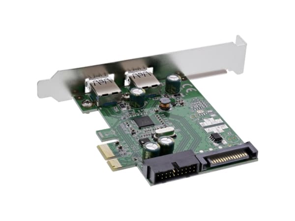 InLine 76666E, PlayStation Network, USB 3.2 Gen 1 (3.1 Gen 1), Lavprofil, PCIe 2.0, 5 Gbit/s, Windows 10, Windows 7, Windows 8, Windows 8.1, Windows