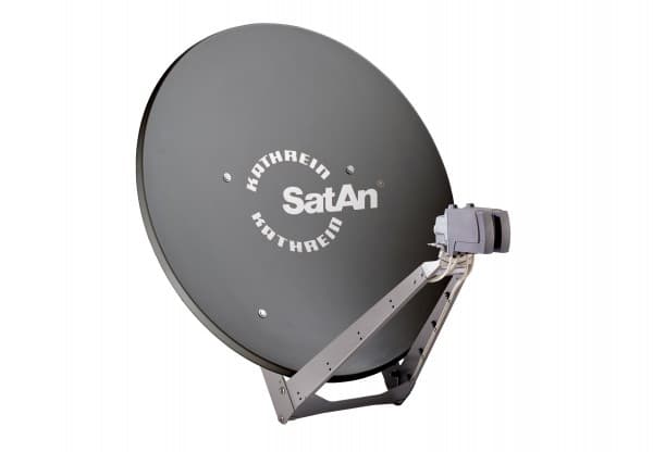 Kathrein CAS 120/G, 10,7 - 12,75 GHz, 0 - 1,43°, 30 dB, 5 - 50°, Grafitt, 120 cm