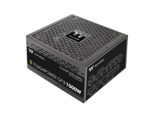 Thermaltake ToughPower GF3 - Strømforsyning (sisäinen) - 80 PLUS Gold - aktiv PFC musta