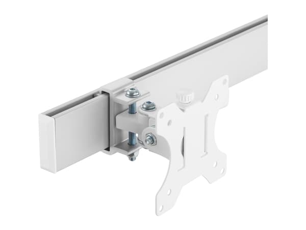 InLine 23184B, 8 kg, 43,2 cm (17"), 43,2 cm (17"), 75 x 75 mm, 100 x 100 mm, Vit, Gjuten aluminium
