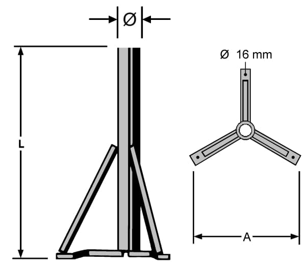 Kathrein ZAS 15, 9,9 kg, 810 mm