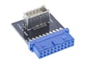 Miniatyrbilde 1 av 4: InLine 33446C, USB Type-A, USB 3.2 Gen 2 (3.1 Gen 2), Flerfarget, PC, Hunkjønn, Hankjønn