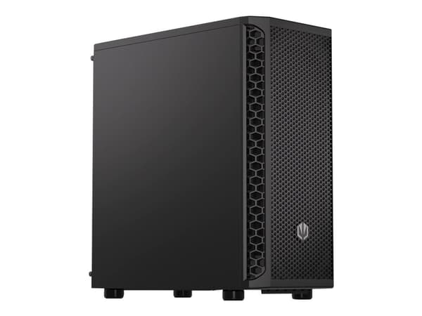 Endorfy Signum 300 Solid - Mid tower - ATX - ingen strömförsörjning (ATX) - svart - USB/ljud Svart