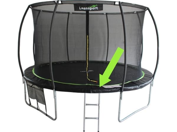 Lean Sport Fjäderskydd för Sport Max 8ft Trampolin Svart och Grön