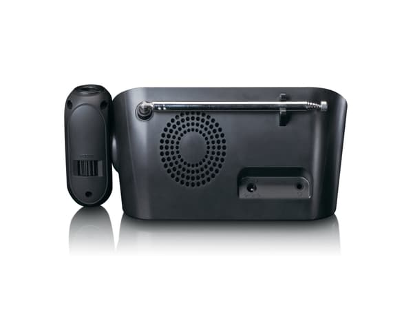 Lenco CR-615BK, Klockradio, Analog och digital, DAB+, FM, LCD, 7,37 cm (2.9"), 3,5 mm