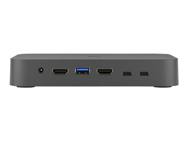 Logitech Swytch Laptop Link for Video Conferencing in Meeting Rooms - Hub - 2 x HDMI + 1 x SuperSpeed USB + 2 x USB-C - stasjonær