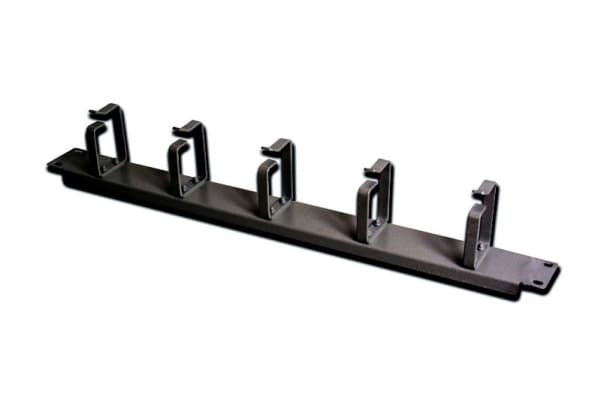 Digitus Professional Line - Kabelføringsplate for styreskap - Sort, RAL 9005 - 1U - 48,3 cm (19") (DN-19 ORG-1U-SW)