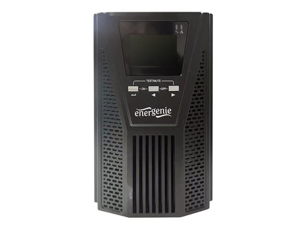 EnerGenie EG-UPSO-3000 - UPS - online - AC 220 V - 2700 watt - 3000 VA - 9 Ah - USB - utgangskontakter: 5