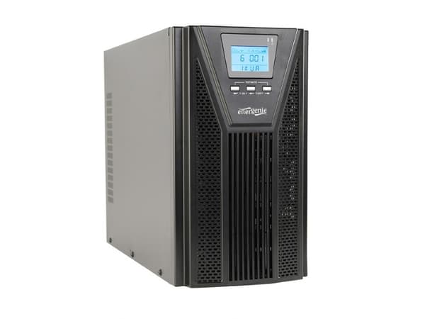 EnerGenie EG-UPSO-3000 - UPS - online - AC 220 V - 2700 watt - 3000 VA - 9 Ah - USB - utgangskontakter: 5