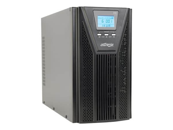EnerGenie EG-UPSO-3000 - UPS - online - AC 220 V - 2700 watt - 3000 VA - 9 Ah - USB - utgangskontakter: 5