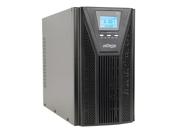 EnerGenie EG-UPSO-3000 - UPS - online - AC 220 V - 2700 watt - 3000 VA - 9 Ah - USB - utgangskontakter: 5