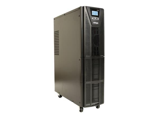 Gembird EG-UPSO-10000, Taajuuden kaksoismuunnos (verkossa), 10 kVA, 10000 W, Sini, 176 V, 288 V