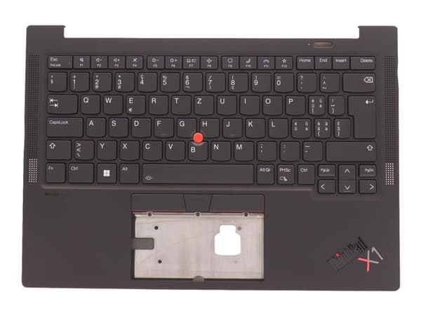 Sunrex - Ersättningstangentbord för bärbar dator - med Trackpoint, UltraNav - bakgrundsbelyst - schweizisk - med övre skydd - för ThinkPad X1 Carbon