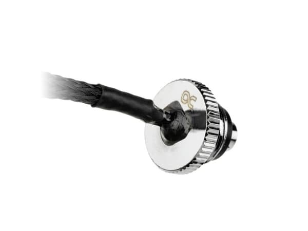 Alphacool 17597, Temperatursensor, mässing, Svart, Krom, 1/4", CE, FC, RoHS, 18 mm