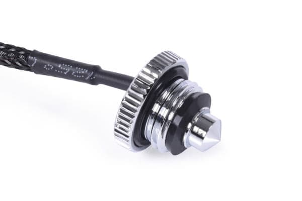 Alphacool 17597, Temperatursensor, mässing, Svart, Krom, 1/4", CE, FC, RoHS, 18 mm