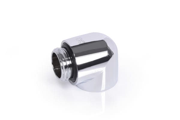 Alphacool istapadapter 90 grader G1/4 tommer hann til G1/4 tommer hunn - krom