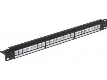 Delta Patch panel 19 "1U 24x RJ45 (PP-24/RJ-FX/6C) | CDON