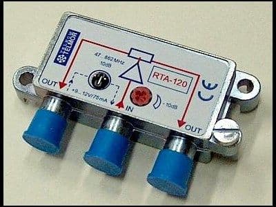 Telmor RTA120, 2x antennesplitter