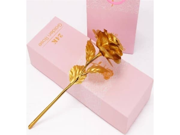 Aptel GOLD ETERNAL ROSE i presentförpackning och väska i guld AG774