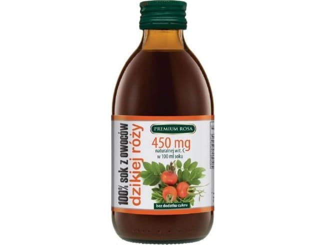 Premium Rosa Rosehip juice with vitamin C 250 ml of Premium Rosa