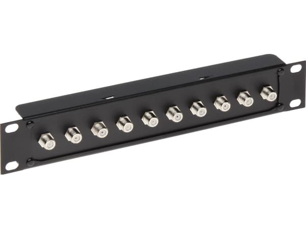 Delta Patch panel 10 "10x F socket (G-10F/R10)