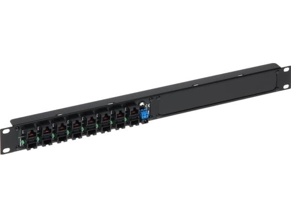 Delta Patch panel 19 "8x RJ-45/8x RJ-45 (POE-8/R19)