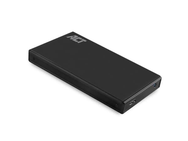 ACT AC1200 lagringsstasjonskap HDD/SSD-kabinett Sort 2,5"