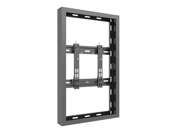 Multibrackets M Pro Series - Hölje - låg profil - för digital skylt - liten - stål - svart - skärmstorlek: 32" - väggmonterbar