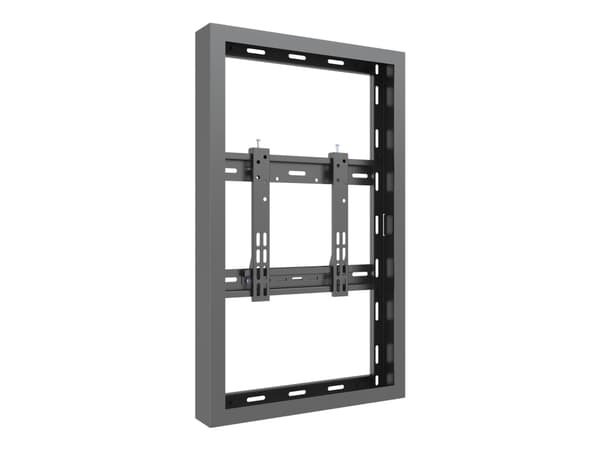 Multibrackets M Pro Series - Hölje - låg profil - för digital skylt - liten - stål - svart - skärmstorlek: 32" - väggmonterbar