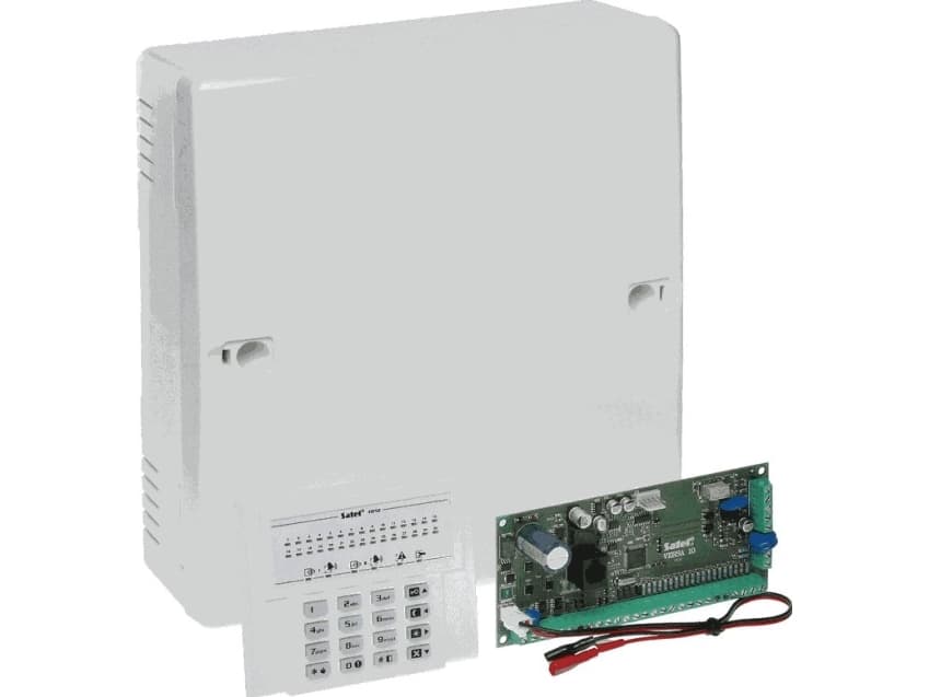 BREVE Alarm system control panel with 10 to 30 zones, 4 to 12 outputs without the VERSA 10-KLED transformer