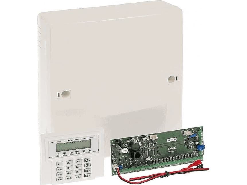 BREVE Alarm system control panel 15 zones and 4 outputs, keypad and housing without VERSA 15-KLCD transformer