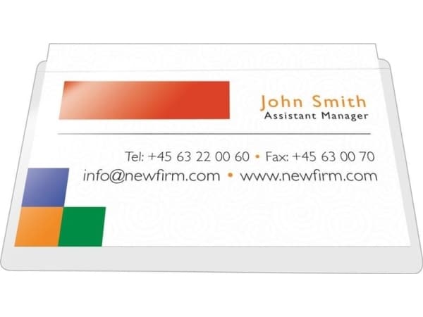 QConnect Selvklebende lomme for etiketter 56x93cm (KF27039)