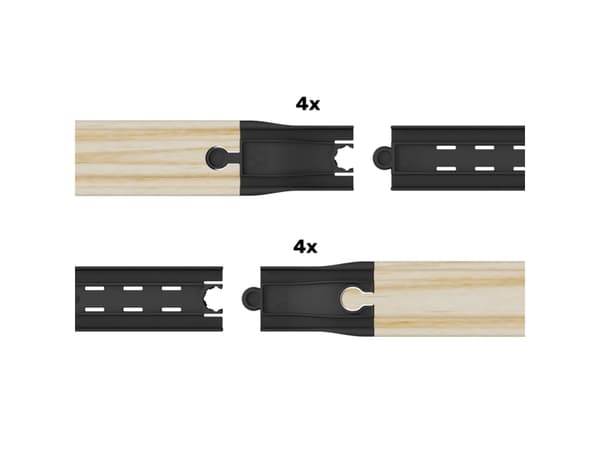 Intelino Wooden Track Adapter - The Easy Way to Expand Your Train Set