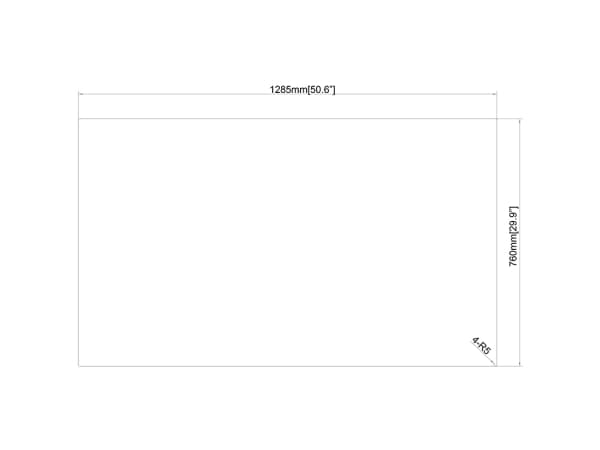 Multibrackets M - Monteringskomponent (säkerhetsskärm) - för inhägnad/LCD TV - polykarbonat - transparent - skärmstorlek: 55"